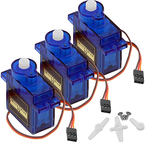 AZDelivery 3 x Micro Servo Motor kompatibel mit SG90 9G für RC Roboter Hubschrauber Flugzeug kompatibel mit Arduino inkl. E-Book! AZDelivery 3 x Micro Servo Motor kompatibel mit SG90 9G für RC Roboter Hubschrauber Flugzeug kompatibel mit Arduino inkl. E-Book! von AZDelivery