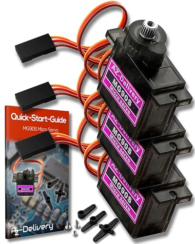 AZDelivery 3 x Servo MG90S Mikro-Servomotor kompatibel mit Arduino inklusive E-Book! AZDelivery 3 x Servo MG90S Mikro-Servomotor kompatibel mit Arduino inklusive E-Book! von AZDelivery