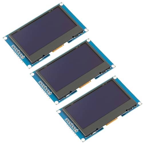 AZDelivery 3x 2,42" 128X64-OLED-Anzeigemodul SPI - 2.42 Zoll OLED Bildschirm kompatibel mit Arduino UNO R3 - Grüne Schrift OLED von AZDelivery
