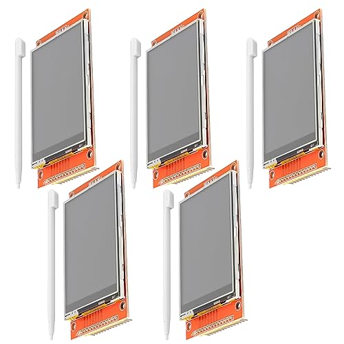 AZDelivery 5 x 2,8 Zoll LCD TFT Touch Display - Kompatibel mit Arduino und Raspberry Pi - 320x240 Auflösung, ILI9341 Treiber, SPI Schnittstelle von AZDelivery