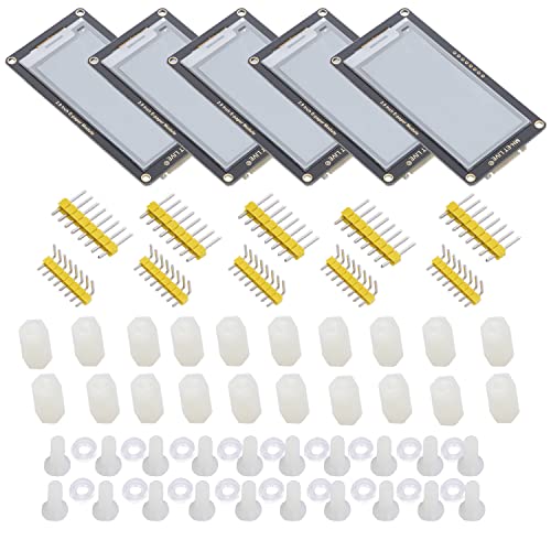 AZDelivery 5 x "2,9 Zoll ePaper Display Modul, 296x128 e-Ink Display Modul, geringer Stromverbrauch, SPI Unterstützung, kompatibel mit Control Boards und 3.3V/5V MCU Schnittstelle von AZDelivery