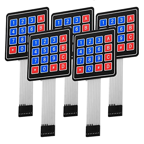 AZDelivery 5 x 4x4 Matrix Array Keypad Tastenfeld Tastatur kompatibel mit Arduino inklusive eBook! von AZDelivery