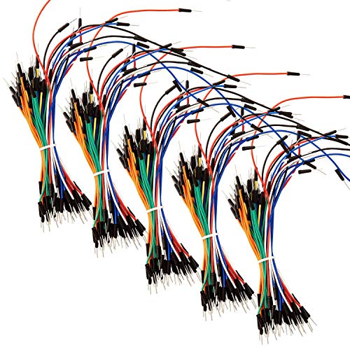 AZDelivery 5 x 65Stk. Jumper Wire Kabel Steckbrücken kompatibel mit Arduino, Breadboard und Steckbrett inklusive E-Book! von AZDelivery