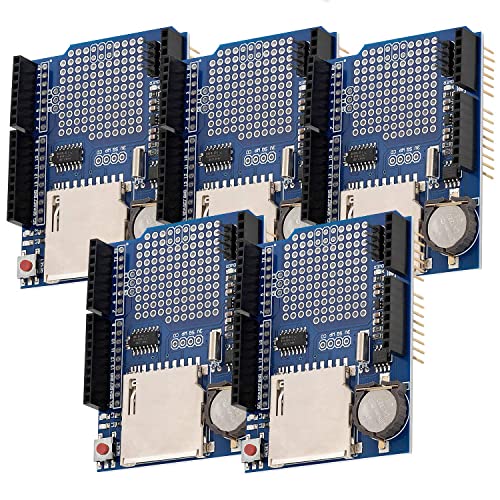 AZDelivery 5 x DatenLogger Modul Data Recorder Shield kompatibel mit Arduino inklusive eBook von AZDelivery
