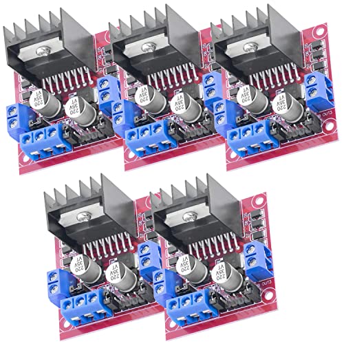 AZDelivery 5 x Dual H Bridge DC Stepper Motor Driver Controller Board Modul AZ-L298N | für Arduino smart car robot | Logische Spannung 5V von AZDelivery