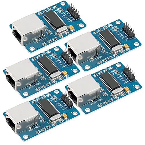 AZDelivery 5 x ENC28J60 Ethernet Shield LAN Netzwerk Modul kompatibel mit Arduino inklusive E-Book! von AZDelivery