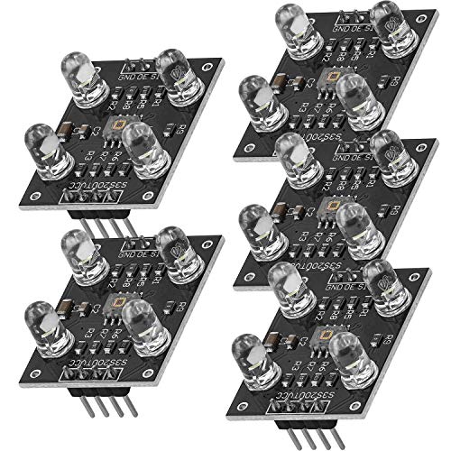 AZDelivery 5 x Farbsensor TCS230 TCS3200 Farben Sensor Modul kompatibel mit Arduino inklusive E-Book! von AZDelivery