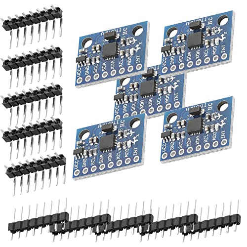 AZDelivery 5 x GY-521 Kompatibel mit MPU-6050 3-Achsen-Gyroskop und Beschleunigungssensor kompatibel mit Arduino und Raspberry Pi inklusive E-Book! AZDelivery 5 x GY-521 Kompatibel mit MPU-6050 3-Achsen-Gyroskop und Beschleunigungssensor kompatibel mit Arduino und Raspberry Pi inklusive E-Book! von AZDelivery