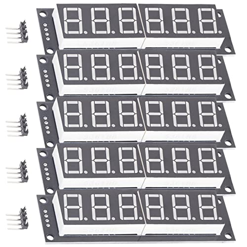 AZDelivery 5 x Kompatibel mit TM1637 6 Digital LED-anzeige 7 Segment Display Modul mit 0,56 Zoll 5V verstellbare Helligkeit Anzeigemodul kompatibel mit Raspberry Pi Blau von AZDelivery