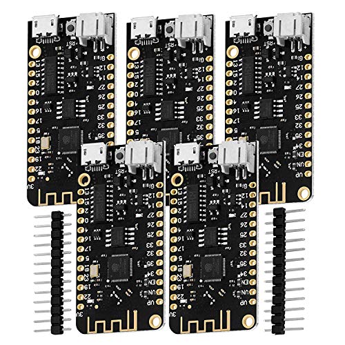 AZDelivery 5 x LOLIN32 Lite Board V1.0 mit ESP-32 Rev1, WiFi & Bluetooth kompatibel mit Arduino inklusive E-Book! von AZDelivery