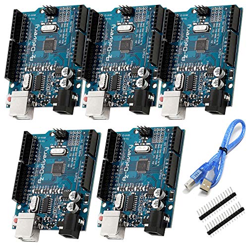 AZDelivery 5 x Mikrocontroller Board AZ-ATmega328-Board mit USB-Kabel inklusive E-Book! von AZDelivery