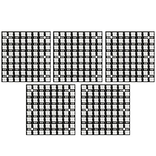 AZDelivery 5 x U 64 LED Matrix Panel CJMCU-8x8 Modul kompatibel mit Arduino und Raspberry Pi inklusive E-Book! von AZDelivery