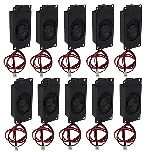 AZDelivery 6 Stück DFplayer Mini 3 Watt 8 Ohm tragbarer Mini-Lautsprecher mit JST-PH2.0 mm Pin Schnittstelle für elektronische DIY Projekte inklusive E-Book von AZDelivery