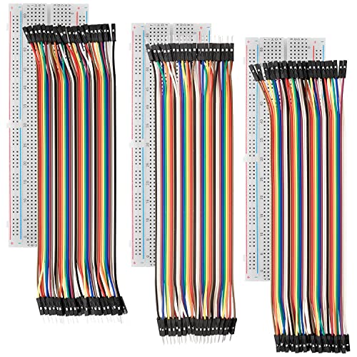 AZDelivery Breadboard Kit - 3X Jumper Wire m2m/f2m/f2f + 3er Set MB102 Breadboard kompatibel mit Raspberry Pi inklusive E-Book! AZDelivery Breadboard Kit - 3X Jumper Wire m2m/f2m/f2f + 3er Set MB102 Breadboard kompatibel mit Raspberry Pi inklusive E-Book! von AZDelivery