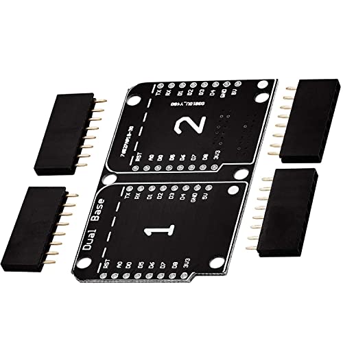 AZDelivery Dual Base Shield PCB Board kompatibel mit D1 Mini NodeMCU ESP8266 inklusive E-Book! AZDelivery Dual Base Shield PCB Board kompatibel mit D1 Mini NodeMCU ESP8266 inklusive E-Book! von AZDelivery
