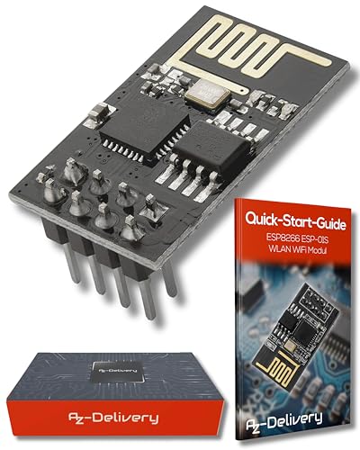 AZDelivery ESP8266 ESP-01S WLAN WiFi Modul kompatibel mit Arduino und Raspberry Pi inklusive E-Book! AZDelivery ESP8266 ESP-01S WLAN WiFi Modul kompatibel mit Arduino und Raspberry Pi inklusive E-Book! von AZDelivery