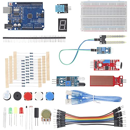 AZDelivery Elektronik Starter Kit für Schulkinder Electronic Fun Kit mit USB-Kabel, Breadboard, Sensor-Module und Widerstand Set Elektronik kompatibel mit Arduino, einschließlich E-Book! von AZDelivery