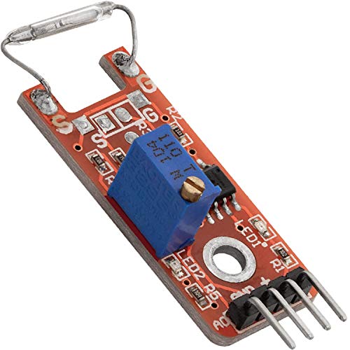 AZDelivery KY-025 Magnetschalter Reed Switch Sensor Modul kompatibel mit Arduino und Raspberry Pi inklusive eBook! von AZDelivery
