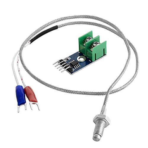 AZDelivery MAX6675 Temperatur Sensor mit Sonde K-Typ und Jumper Wire kompatibel mit Arduino und Raspberry Pi inklusive E-Book! von AZDelivery