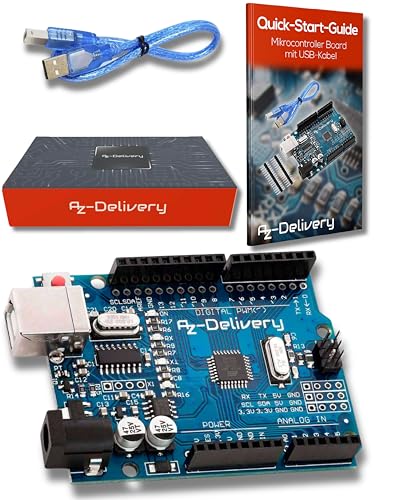 AZDelivery Mikrocontroller Board AZ-ATmega328-Board mit USB-Kabel inklusive E-Book! von AZDelivery