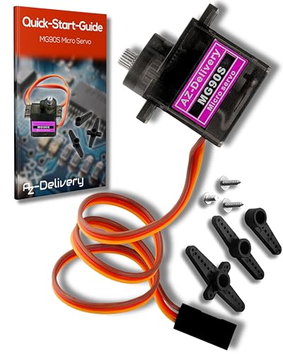 AZDelivery Servo MG90S Mikro-Servomotor kompatibel mit Arduino inklusive E-Book! AZDelivery Servo MG90S Mikro-Servomotor kompatibel mit Arduino inklusive E-Book! von AZDelivery