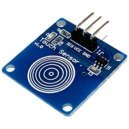 AZDelivery TTP223B Digitaler Kapazitiver Touch Sensor, Switch Modul kompatibel mit Arduino inklusive eBook! von AZDelivery