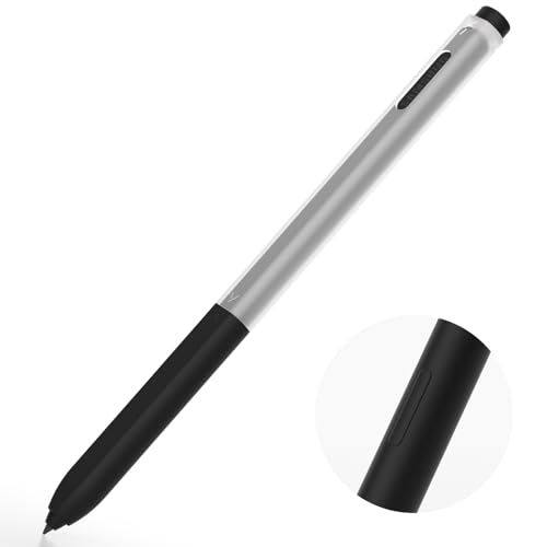 AZF Federmäppchen Kompatibel mit Samsung Galaxy Tab S7/S7+/S7 FE/S8/S8+/S8 Ultra/S9/S9+/S9 Ultra S Pen Case, mit Ober- und Unterdeckel getrennt, durchscheinende Silikonhülle(Schwarz) von AZF