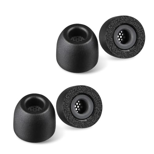 AZLA Foamax Standard (S), Schaumstoff-Ohrstöpsel, Memory-Schaum-Ohrstöpsel für kabellose Kopfhörer, Geräuschunterdrückung, Ersatzspitzen kompatibel mit Sony, Beats, Samsung, Skullcandy, JLab von AZLA