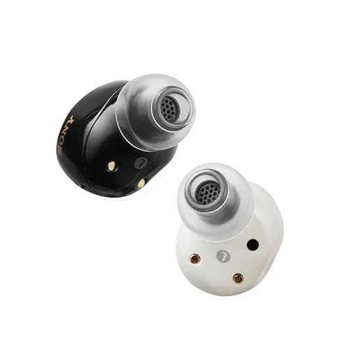 AZLA SednaEarfit Crystal Standard 2 – Ohrstöpsel für kabellose Kopfhörer – Geräuschunterdrückung, Ersatzspitzen kompatibel mit Sony WF-1000XM5, Beats, Sennheiser, Jabra (3 Paar, MS-ML) von AZLA