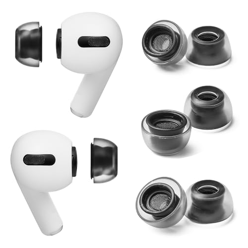 AZLA SednaEarfit Crystal for AirPods Pro Gen1 and 2/3 Pairs (S/MS/M) von AZLA