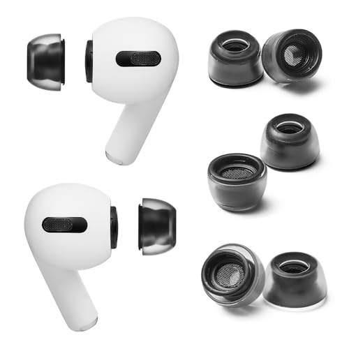 AZLA SednaEarfit Crystal for AirPods Pro Gen1 and 2/3 Pairs (SSS/SS/S) von AZLA