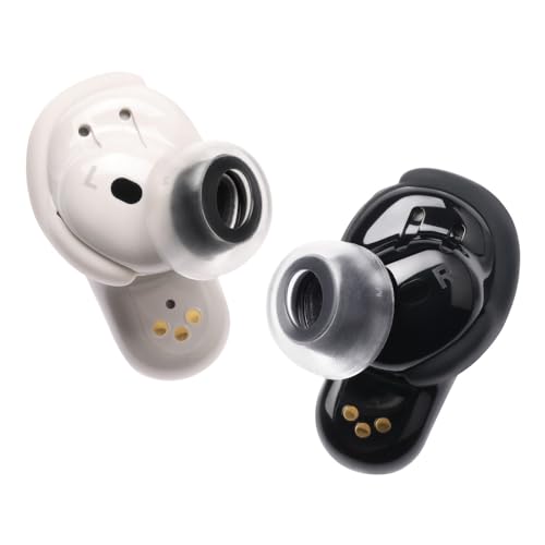 AZLA SednaEarfit Crystal für Bose-Ohrhörer, Ersatzspitzen für Bose-Ohrhörer, kompatibel mit Bose Quietcomfort Ultra Ohrhörern, Bose QC Earbuds II (M) von AZLA