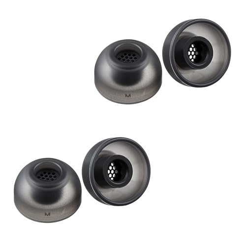 AZLA SednaEarfit MAX TWS 6 - Ersatz-Ohrstöpsel für kabellose Kopfhörer - Geräuschreduzierende Silikon-Ohrstöpsel - Aufsätze kompatibel mit Sony, Samsung, Sennheiser und Devialet (Dark Gray, M) von AZLA