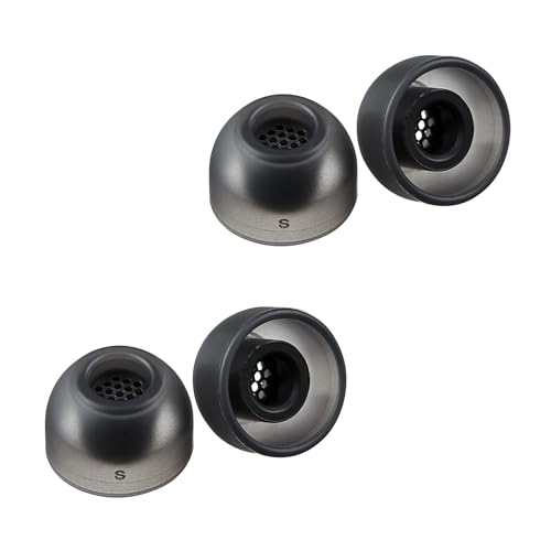 AZLA SednaEarfit MAX TWS 6 - Ersatz-Ohrstöpsel für kabellose Kopfhörer - Geräuschreduzierende Silikon-Ohrstöpsel - Aufsätze kompatibel mit Sony, Samsung, Sennheiser und Devialet (Dark Gray, S) von AZLA