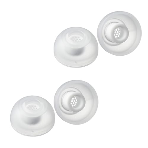 AZLA SednaEarfit MAX TWS 6 - Ersatz-Ohrstöpsel für kabellose Kopfhörer - Geräuschreduzierende Silikon-Ohrstöpsel - Aufsätze kompatibel mit Sony, Samsung, Sennheiser und Devialet (White, L) von AZLA