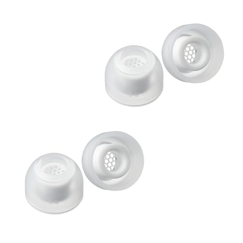 AZLA SednaEarfit MAX TWS 6 - Ersatz-Ohrstöpsel für kabellose Kopfhörer - Geräuschreduzierende Silikon-Ohrstöpsel - Aufsätze kompatibel mit Sony, Samsung, Sennheiser und Devialet (White, SS) von AZLA