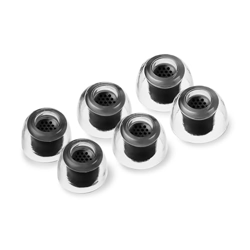 AZLA SednaEarfit XELASTEC 2 (SS/S/MS) – Ohrstöpsel für kabellose Kopfhörer – Geräuschunterdrückung Ohrstöpsel – Ohrstöpsel kompatibel mit Sony, Samsung, Beats, JLab, Skullcandy, Sennheiser von AZLA