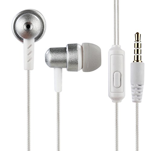 AZURAOKEY 1 Packung kabelgebundene Metall-Ohrhörer – langlebige geflochtene Draht-Kopfhörer, Subwoofer-Headset, Ohrstöpsel mit Mikrofon, kabelgebunden, Stereo-In-Ear-Bass, passend für alle 3,5 AZURAOKEY 1 Packung kabelgebundene Metall-Ohrhörer – langlebige geflochtene Draht-Kopfhörer, Subwoofer-Headset, Ohrstöpsel mit Mikrofon, kabelgebunden, Stereo-In-Ear-Bass, passend für alle 3,5 von AZURAOKEY