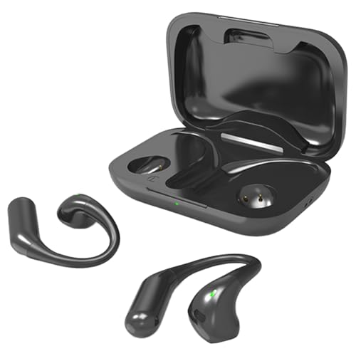 AZURAOKEY AI Language Translator Earbuds Bluetooth-kompatibel 5.3 Ohrbügel Zwei-Wege-Übersetzer Earbuds übersetzt Auriculares con Traducción en Tiempo Real für Sport Business Reisen von AZURAOKEY