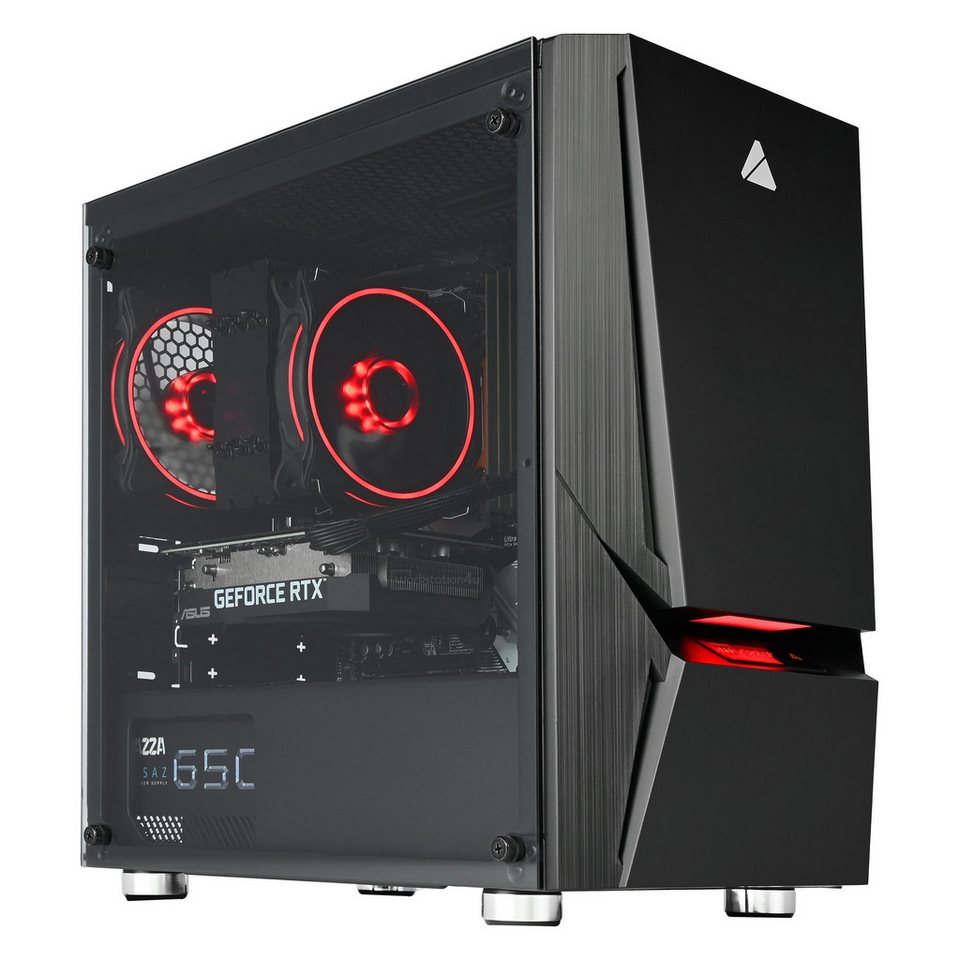 AZZA Luminous 110 Gaming-PC (Intel Core i5 11400, RTX 3050 8GB, 16 GB RAM, 250 GB SSD, Luftkühlung) von AZZA
