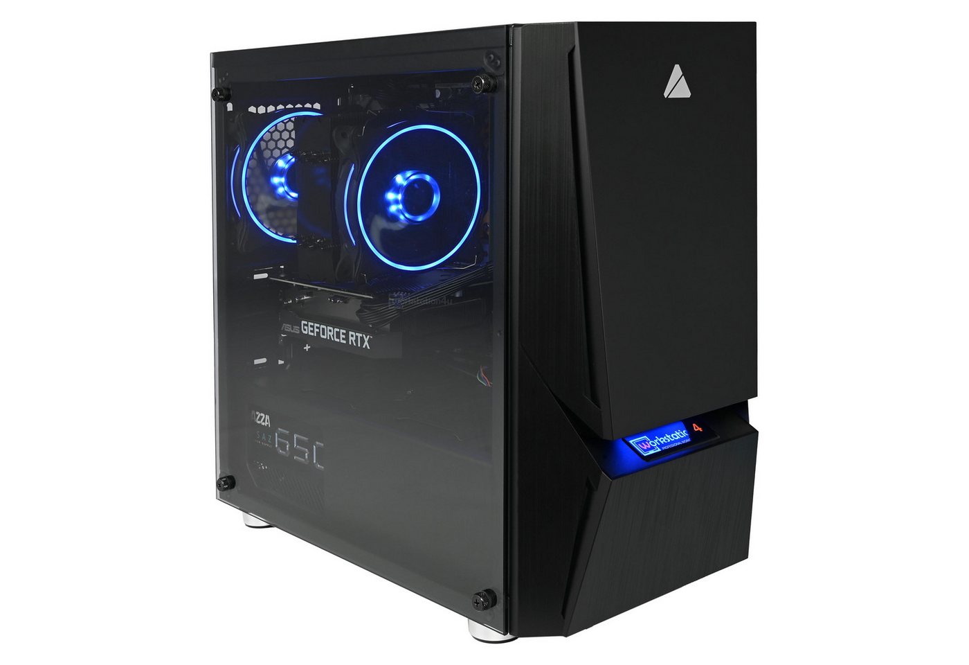 AZZA Luminous 110 Gaming-PC (Intel Core i5 11400, RTX 4060 8GB, 16 GB RAM, 250 GB SSD, Luftkühlung) von AZZA