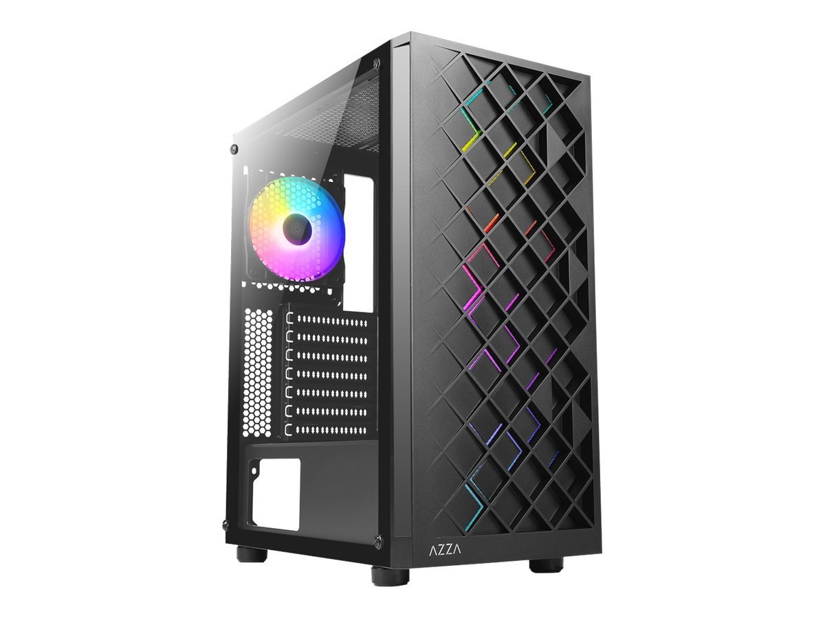 AZZA PC-Gehäuse AZZA Geh Midi ATX Spectra 280B tempered Glass ARGB AZZA PC-Gehäuse AZZA Geh Midi ATX Spectra 280B tempered Glass ARGB von AZZA