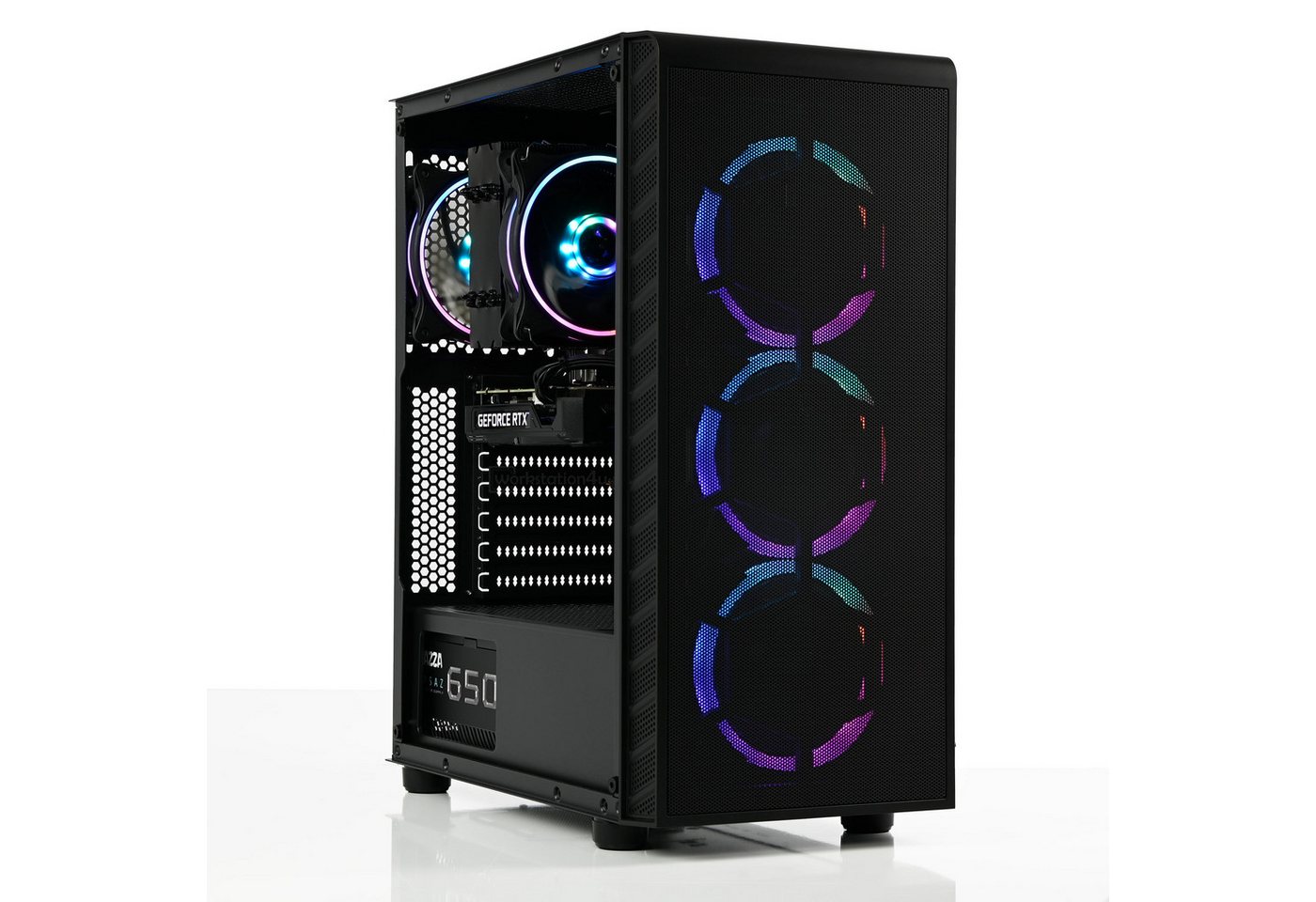 AZZA Prime 360 Gaming-PC (Intel Core i5 11400, RTX 3060 12GB, 16 GB RAM, 250 GB SSD, Luftkühlung, Core i5-11400, RTX 3060 12GB) von AZZA