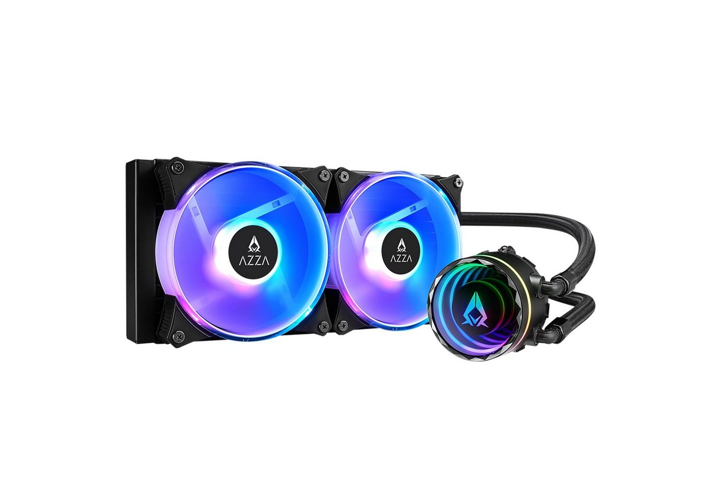 AZZA Wasserkühlung Blizzard SP 240, 240mm All-in-One Wasserkühlung mir aRGB-Beleuchtung AZZA Wasserkühlung Blizzard SP 240, 240mm All-in-One Wasserkühlung mir aRGB-Beleuchtung von AZZA