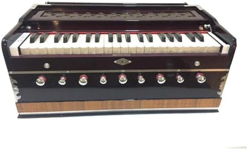 Harmonium 9 Stopper, Chudidaar Balg 42 Tasten 2 Stimmzungen Bass männlich Koppler Harmonium mit Abdeckung / Indisches Harmonium / Professionelles Harmonium / Handgefertigtes Harmonium Harmonium 9 Stopper, Chudidaar Balg 42 Tasten 2 Stimmzungen Bass männlich Koppler Harmonium mit Abdeckung / Indisches Harmonium / Professionelles Harmonium / Handgefertigtes Harmonium von Aakrati