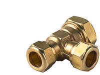 Tee 18 - 12 - 18 MM - Kompressions Fittings von Aalberts integrated piping systemsBV