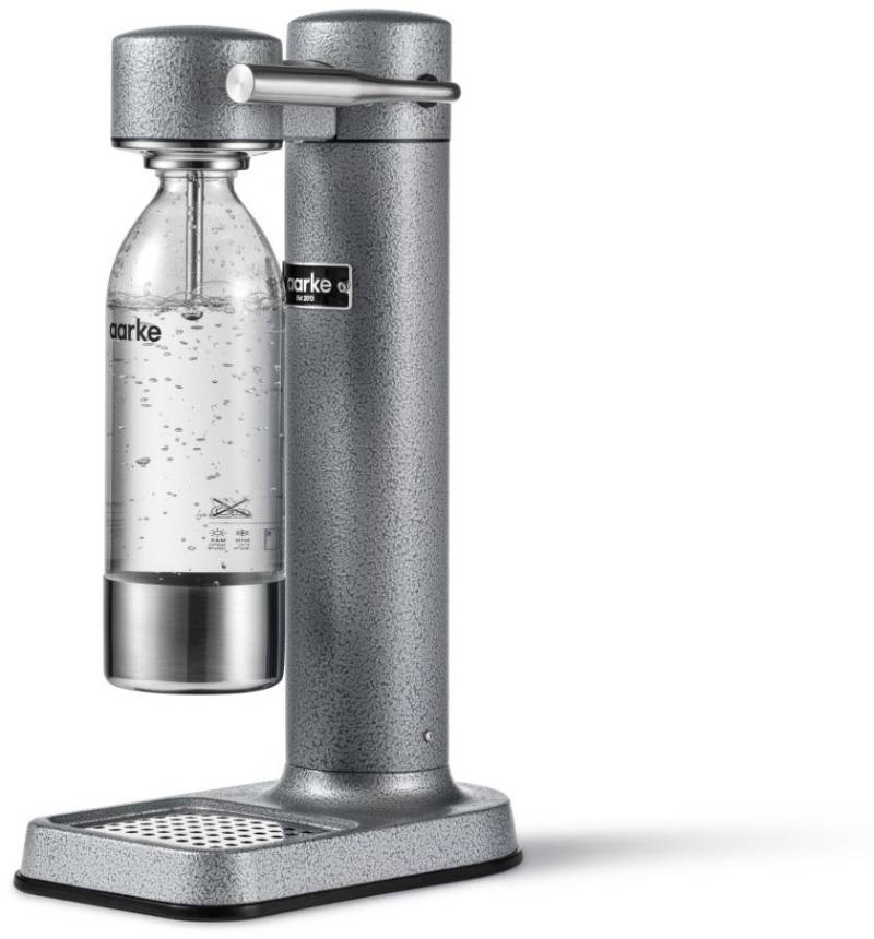 Carbonator III Trinkwasser-Sprudler Hammertone Grau von Aarke