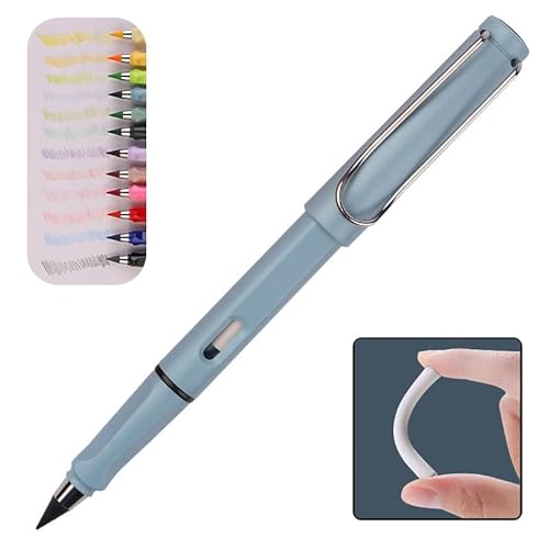 Abamabby Tintenloser Magischer Bleistift Unendlichkeit Magische Bleistifte Tintenloser Bleistift Unendlichkeitsstift mit Radiergummi Ewiger Bleistift Unendlichkeit Wiederverwendbarer Bleistift Für von Abamabby