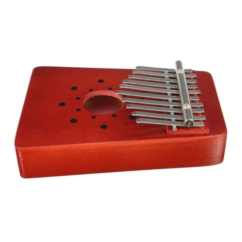 Abaodam 10 Fingerklavier-Instrument musikinstrumente musical instruments Curve Piano Body Design scheitholz Thumb Piano Daumenklavier kalimba rot von Abaodam