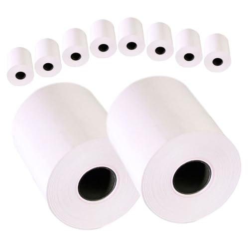 Abaodam 10 Rollen Kassiererdruckpapier Thermopapier Für Kreditkarten Thermomaschinenpapier Kreditkartendruckpapier Quittung Thermopapier Papierdrucker Druckerpapier Kopieren Weiß Abaodam 10 Rollen Kassiererdruckpapier Thermopapier Für Kreditkarten Thermomaschinenpapier Kreditkartendruckpapier Quittung Thermopapier Papierdrucker Druckerpapier Kopieren Weiß von Abaodam